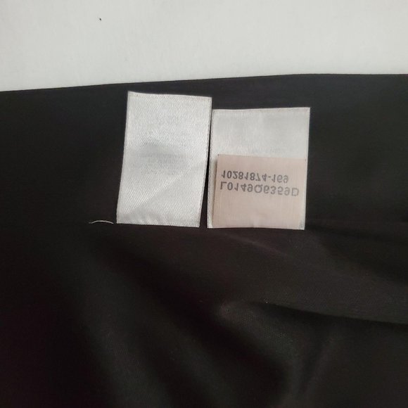 Evan-Picone Women's Classic Black Cap Sleeves Drape Neckline Cocktail Dress Sz 8 - Picture 10 of 13